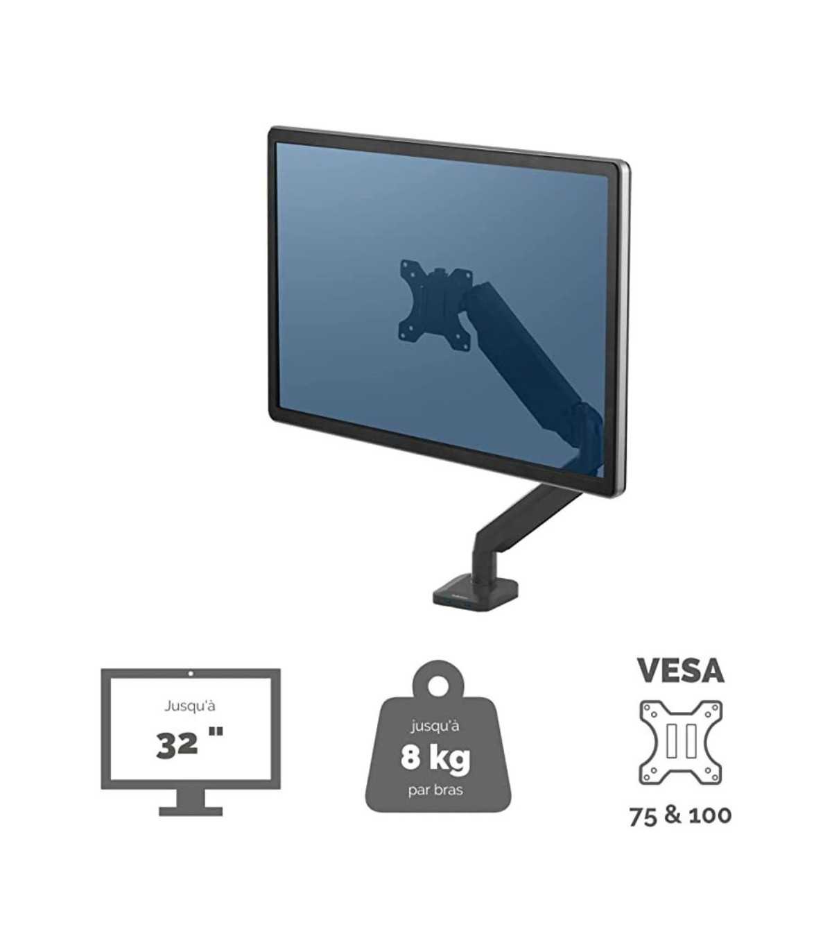 FELLOWES BRAS PORTE-ECRAN SIMPLE PLATINUM SERIES