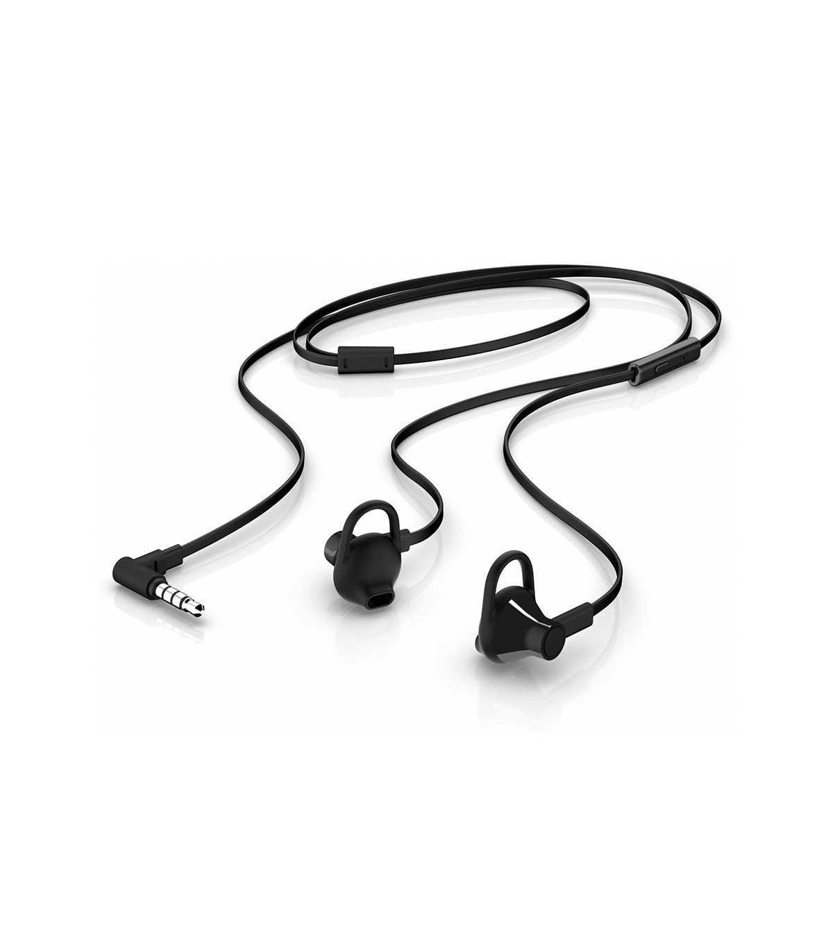 Ecouteurs HP 150 Noir Fourni avec un micro en ligne et un bouton facile répondre