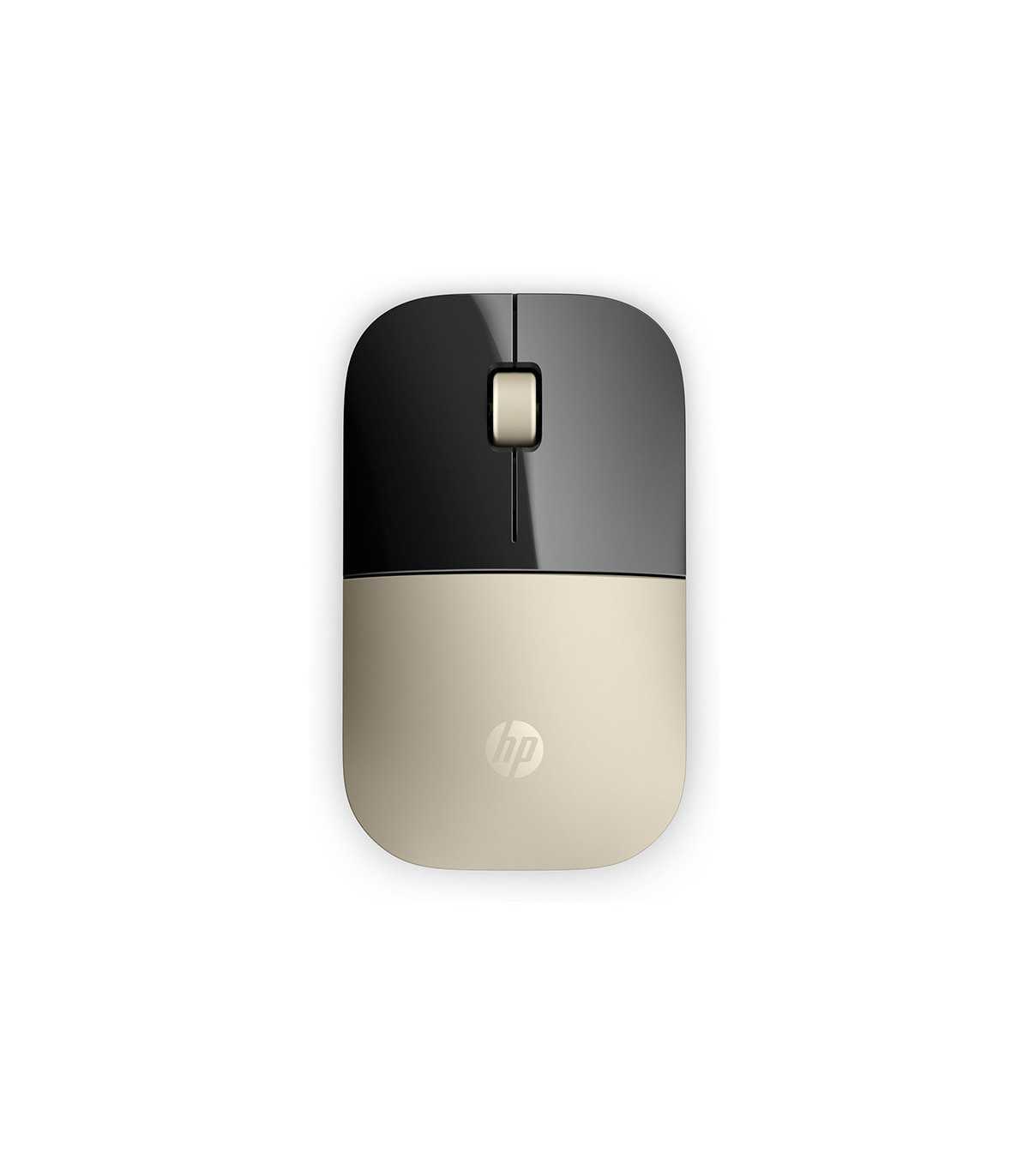 Souris sans fil HP Z3700 Or,fonctionne sur une large gamme de surfaces, durée de