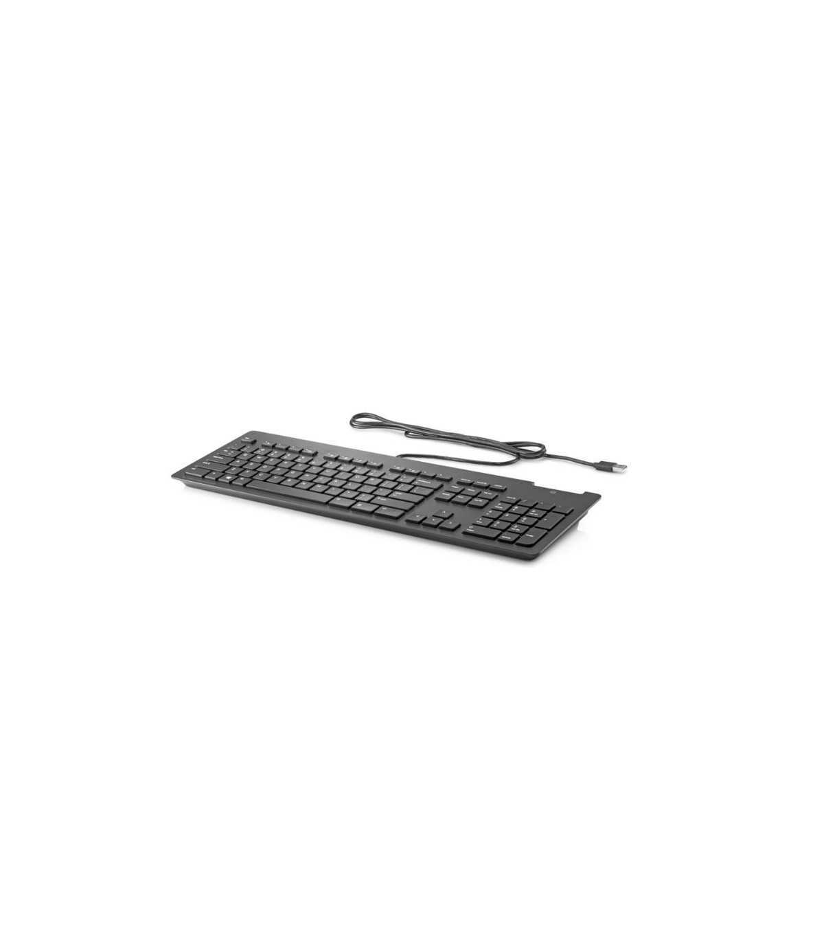 HP-C Clavier HP professionnel ultra-plat avec SmartCard - Noir