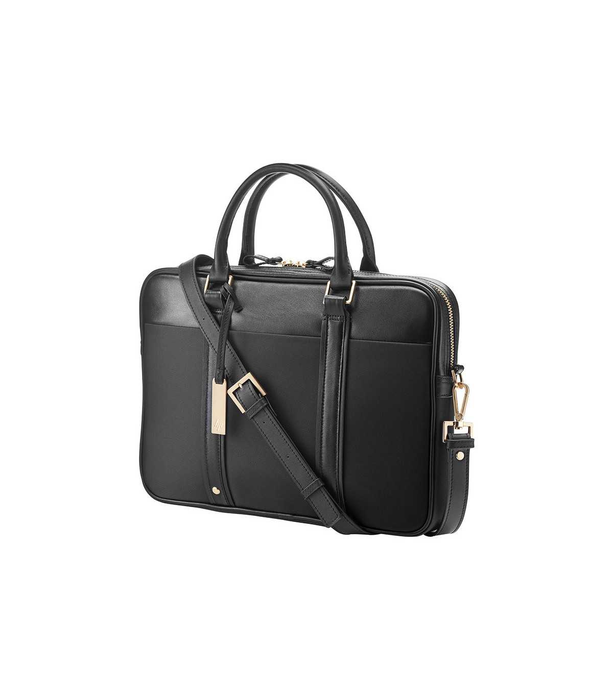 Sacoche HP Spectre Slim Topload 14'' Noire, Elegant, doublure en cuir et intérie