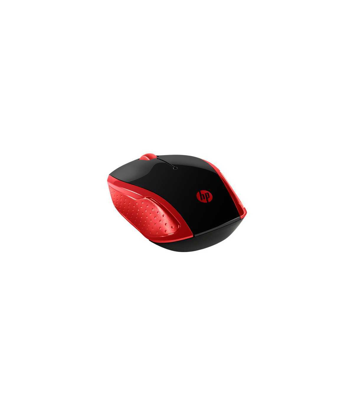 Souris sans fil HP 200 Rose imperat 1er prix, forme galbée, fiable, 2 piles AAA