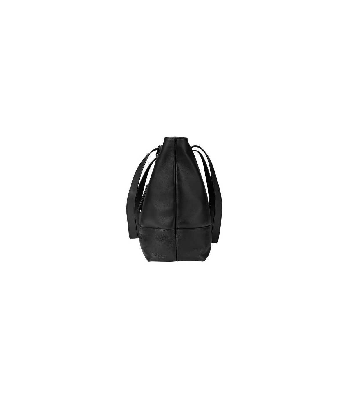 Sac cabas HP Spectre 15.6' TechTote cuir Noir avec bandoulière, Produit rev tu 1