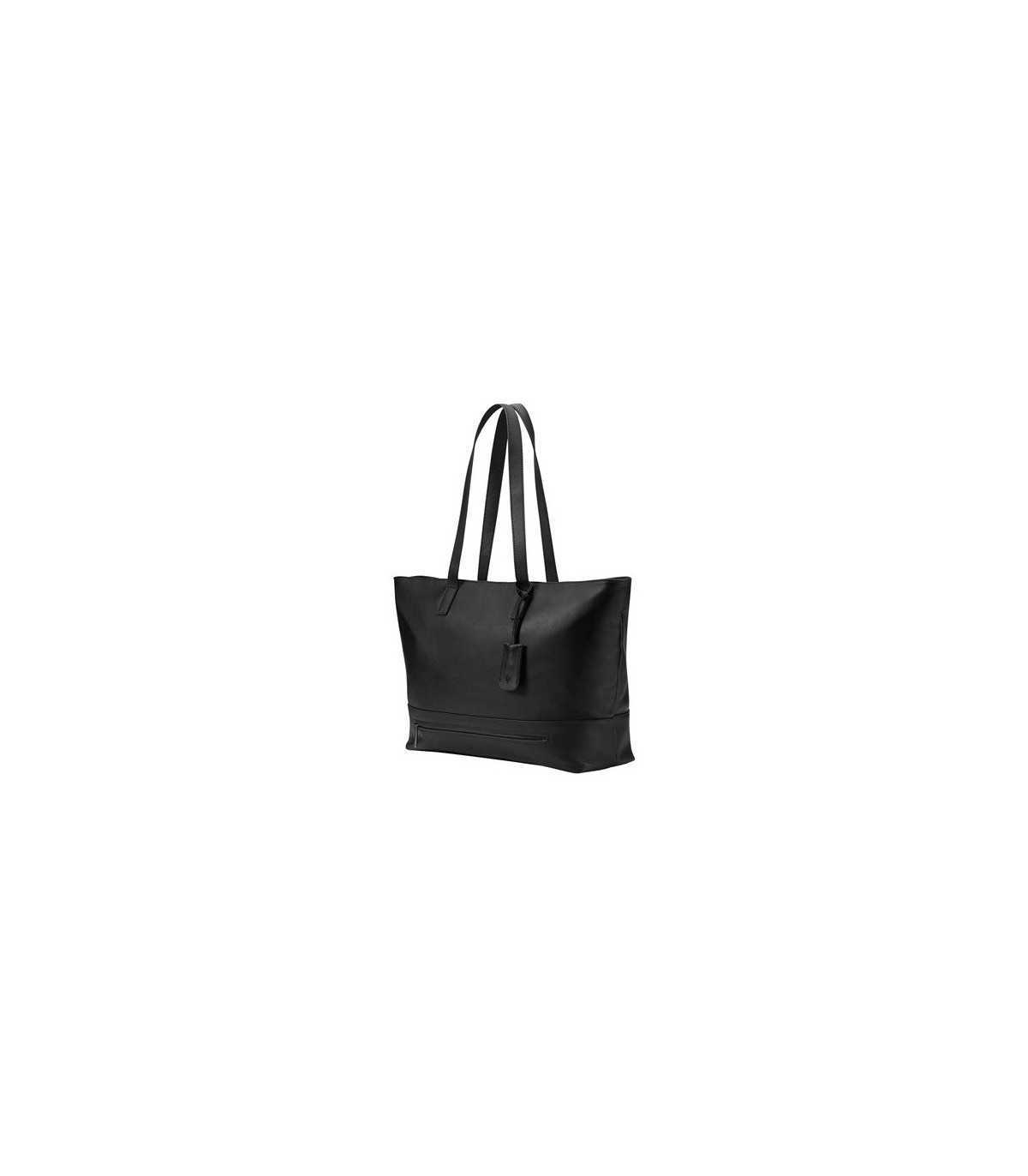 Sac cabas HP Spectre 15.6' TechTote cuir Noir avec bandoulière, Produit rev tu 1