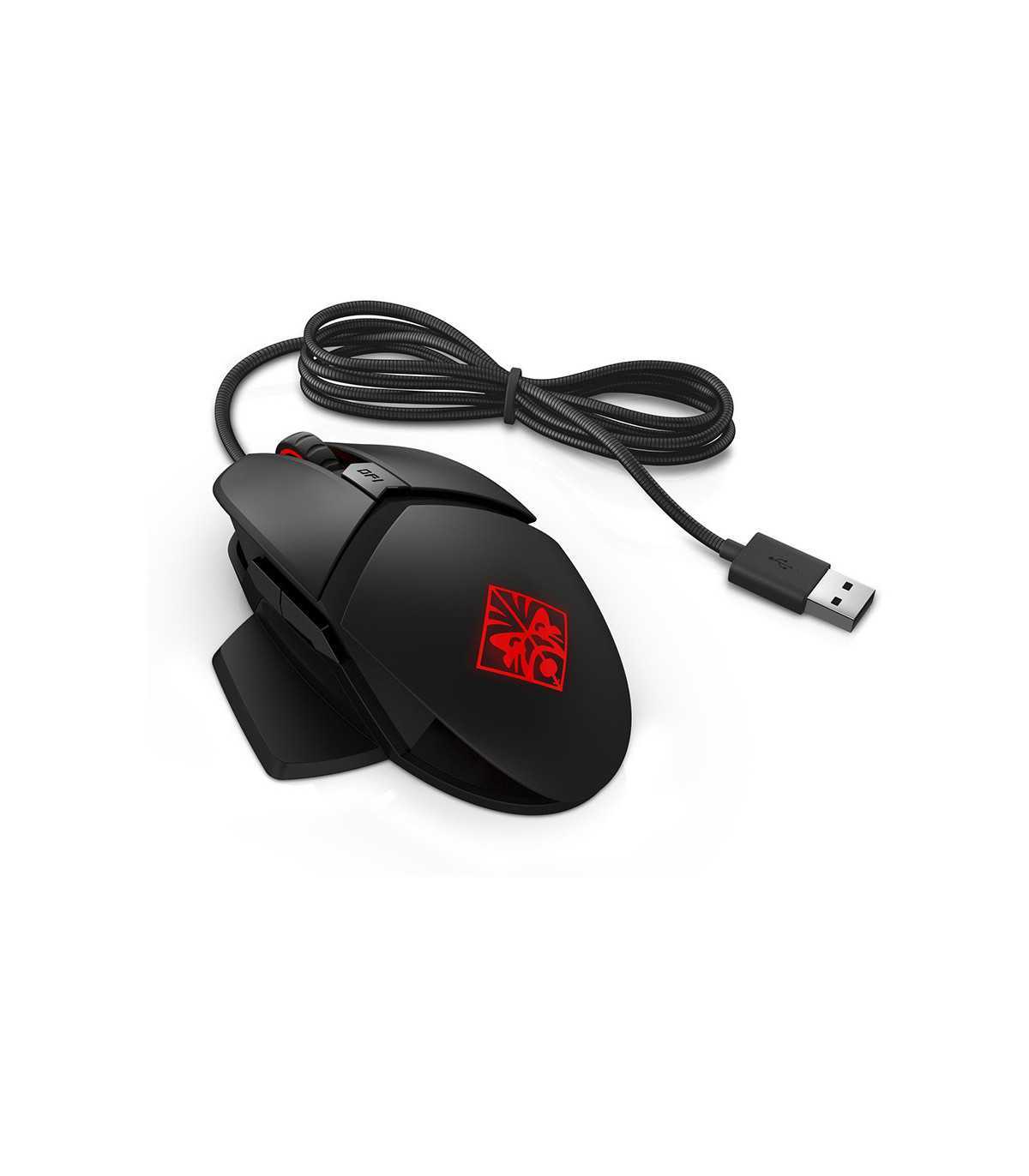 Souris Filaire OMEN by HP Reactor Noir, capteur optique 16000 DPI temps de répon