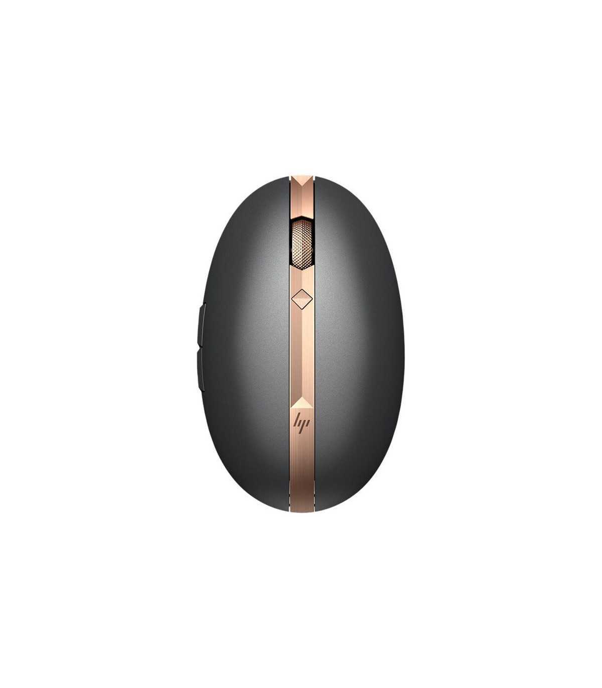 Souris rechargeable HP Spectre 700 noir/cuivrée 3NZ70AA, Port USB dispo, témoin