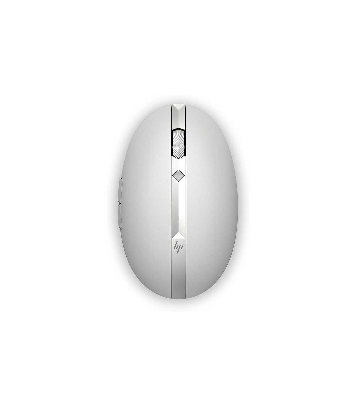 Souris rechargeable HP Spectre 700 Argent, Port USB dispo, témoin batterie faibl
