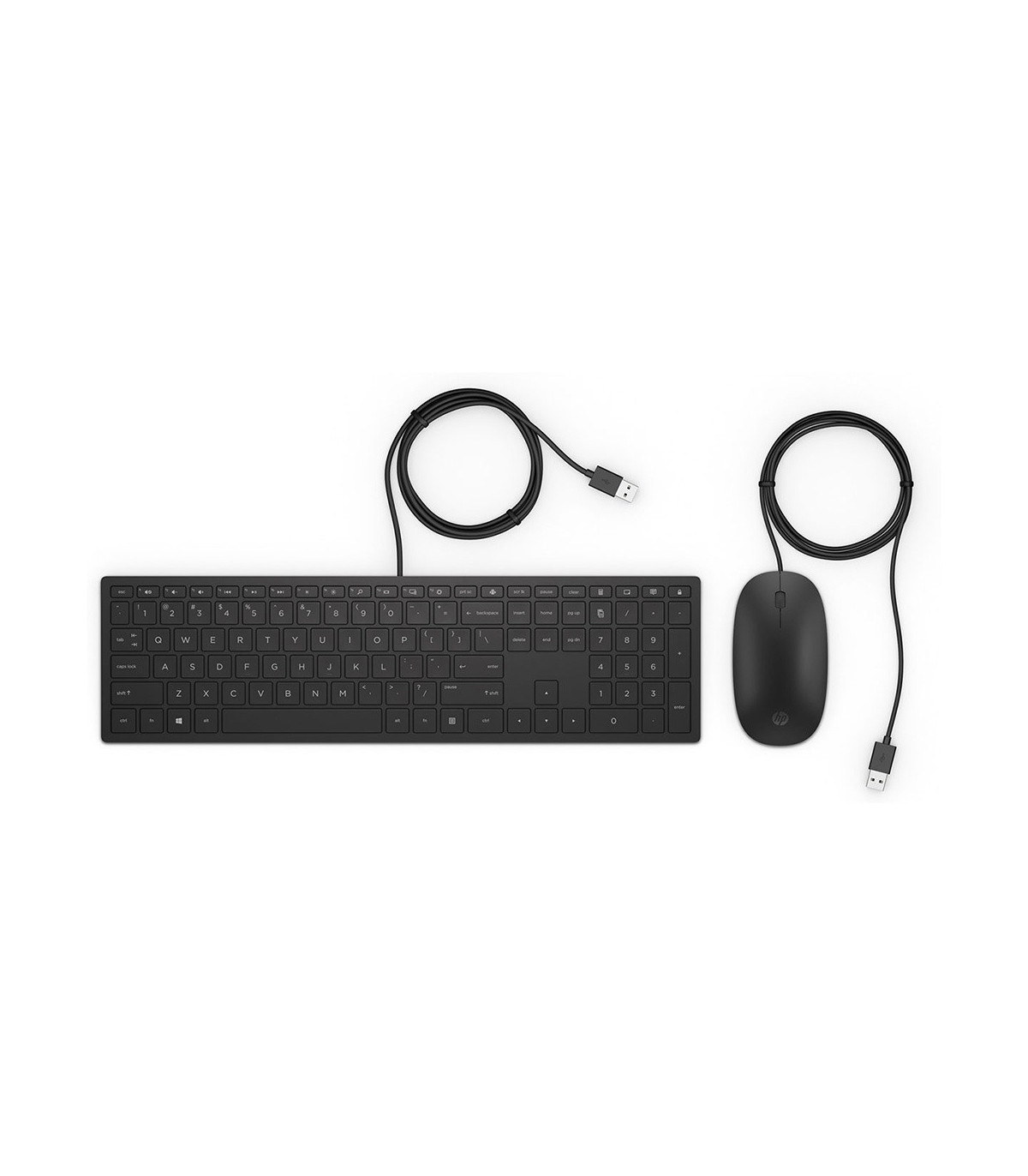 Clavier et souris filaires HP Pavilion 400 Noir Clavier à 3 zones avec pave nume