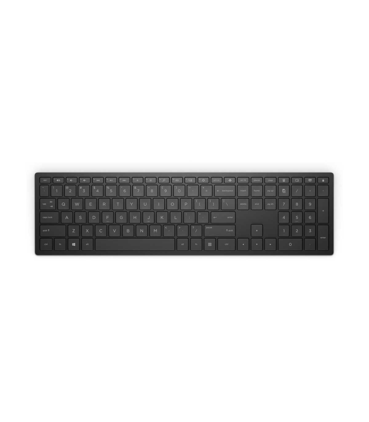 Clavier sans fil HP 600 Pavilion Noir LED, verrouillage Maj/minus, Port USB, con