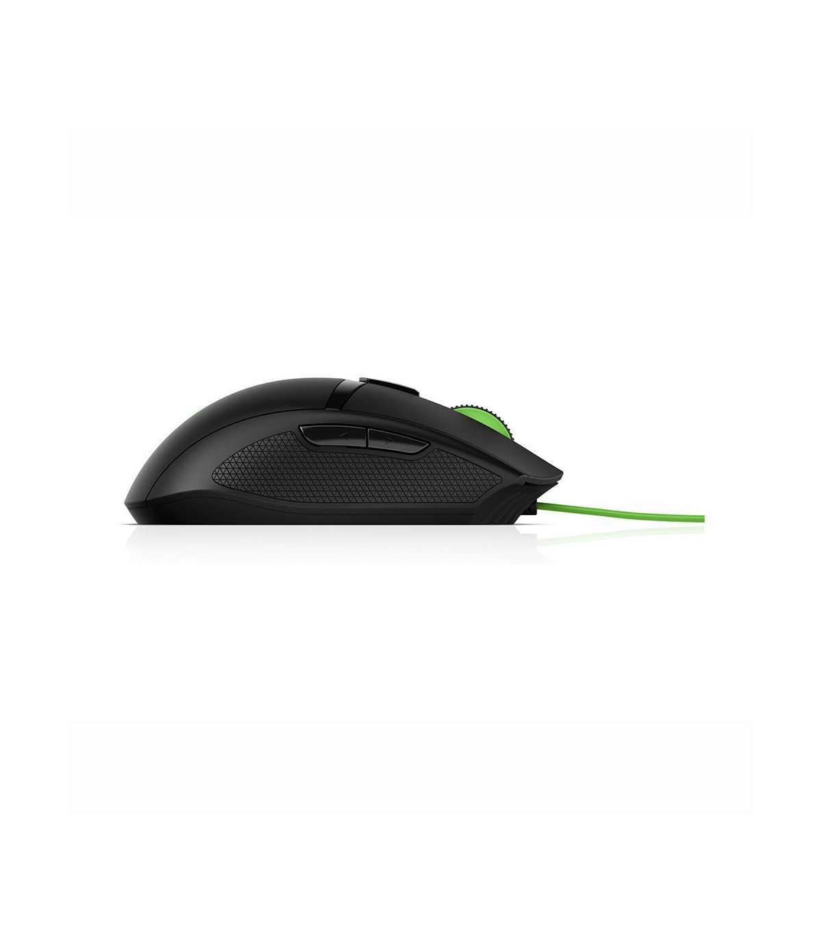 Souris Filaire HP Pavilion Gaming 300 Noire et Verte, ambidextre 8 boutons, idéa