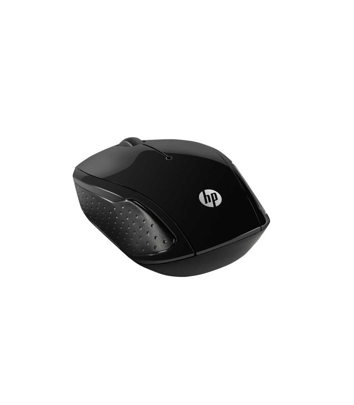 $Souris sans fil HP 220 Noire, forme galbée ,autonomie jusqu'à 15 mois en usage