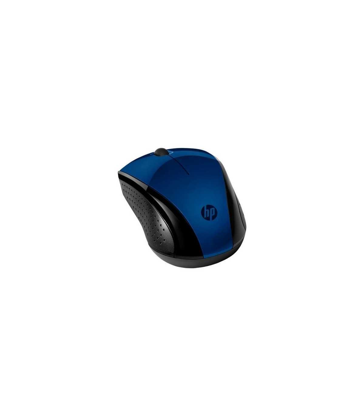 $Souris sans fil HP 220 Bleue Résolution capteur 1300 dpi connexion 2,4 Ghz 3 bo
