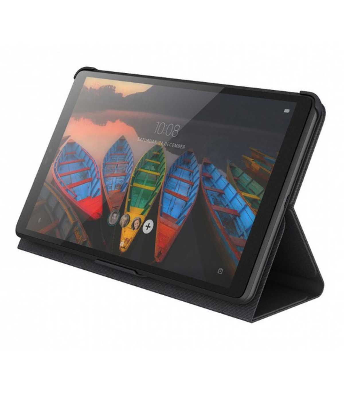 Lenovo Book Cover Tablette M8 Noir - Mise en veille automatique film de protecti