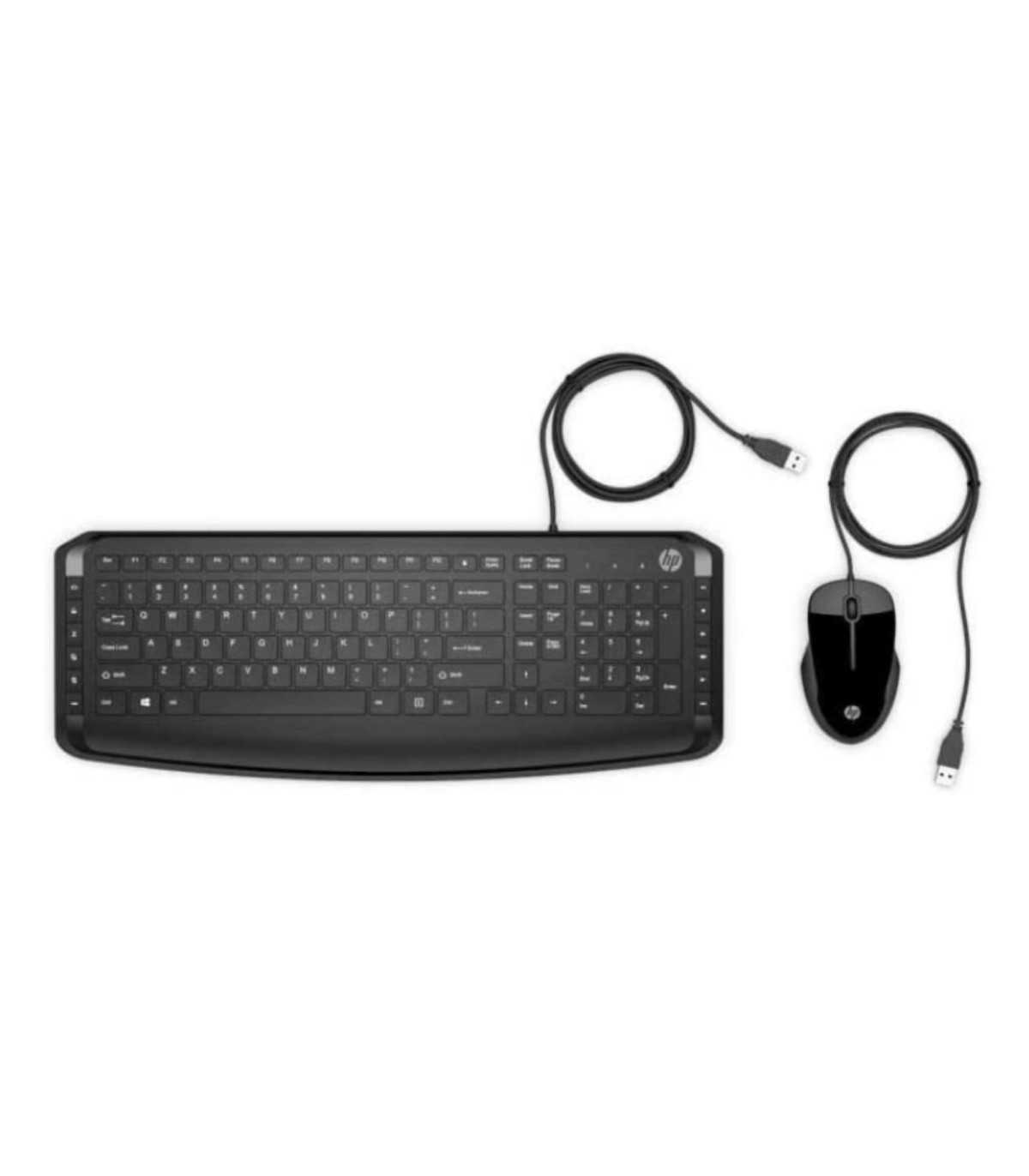 Clavier et souris filaire HP Pavilion 200 Noir clavier compact 12 raccourcis 3 L