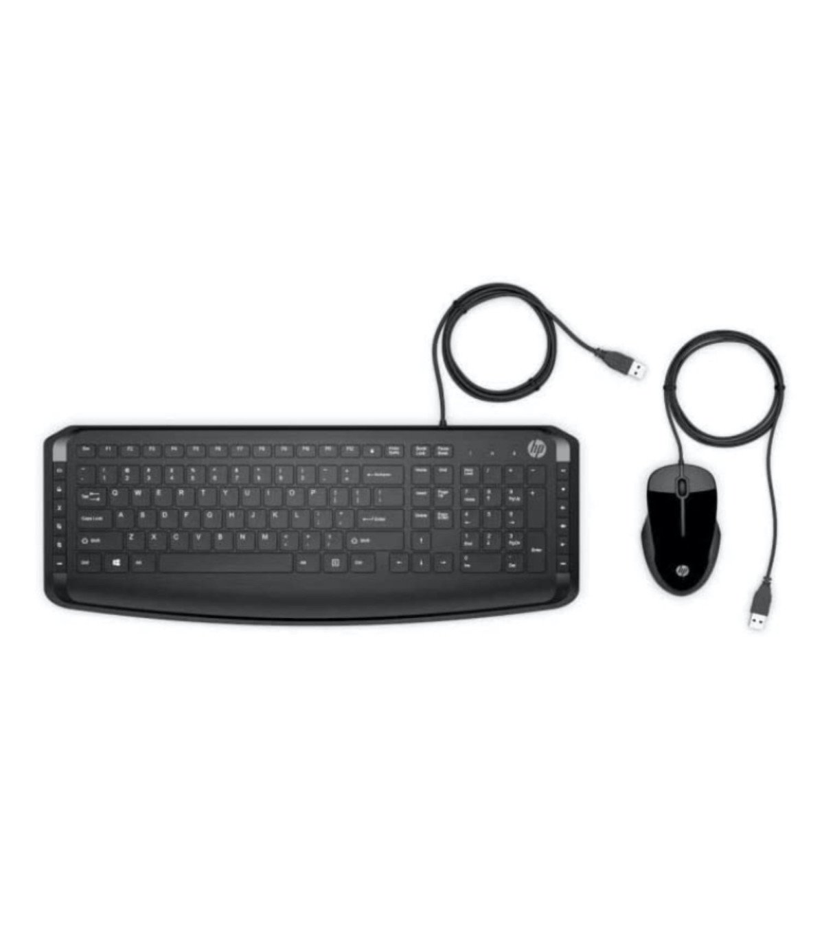 Clavier et souris filaire HP Pavilion 200 Noir clavier compact 12 raccourcis 3 L