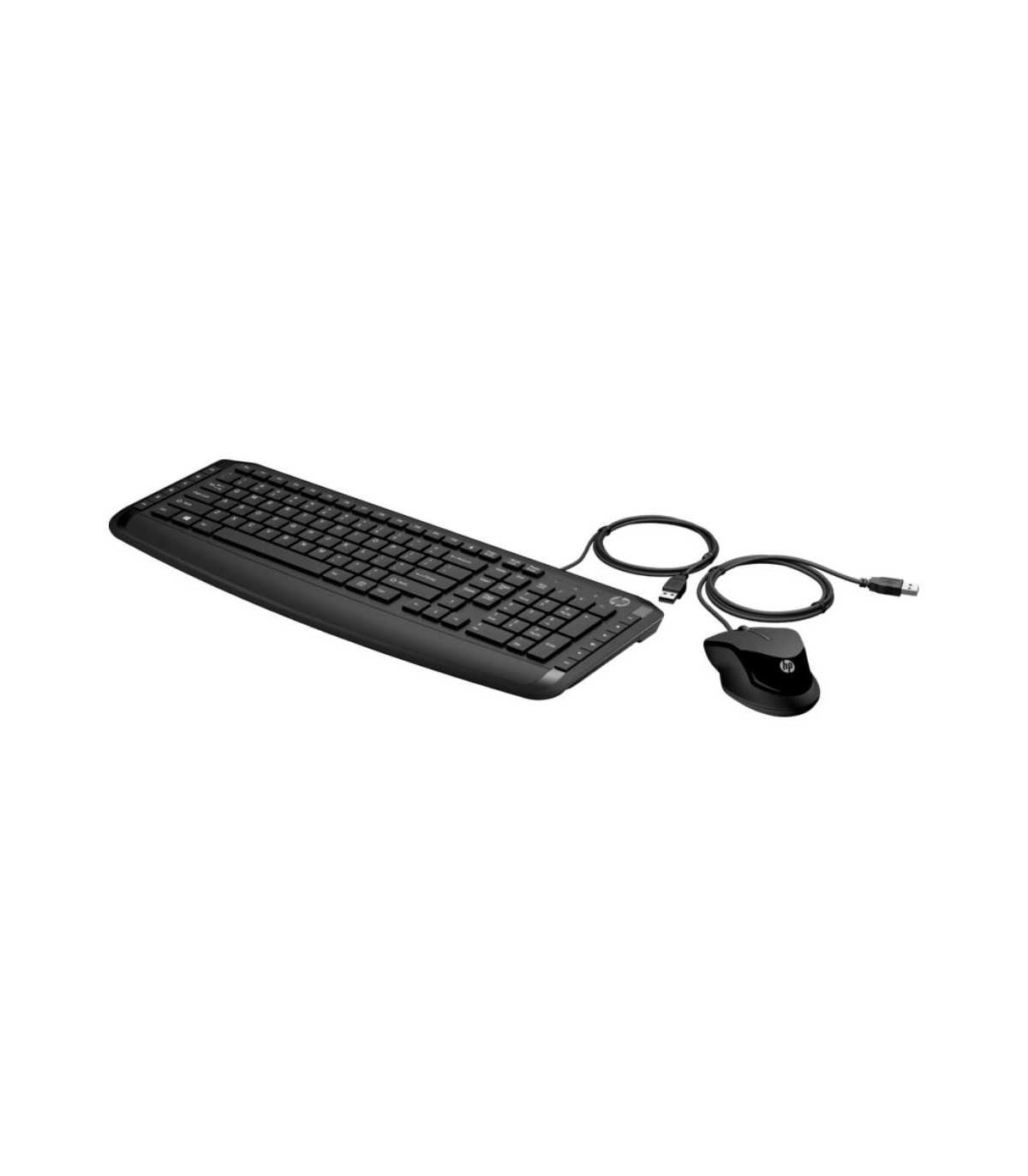 Clavier et souris filaire HP Pavilion 200 Noir clavier compact 12 raccourcis 3 L