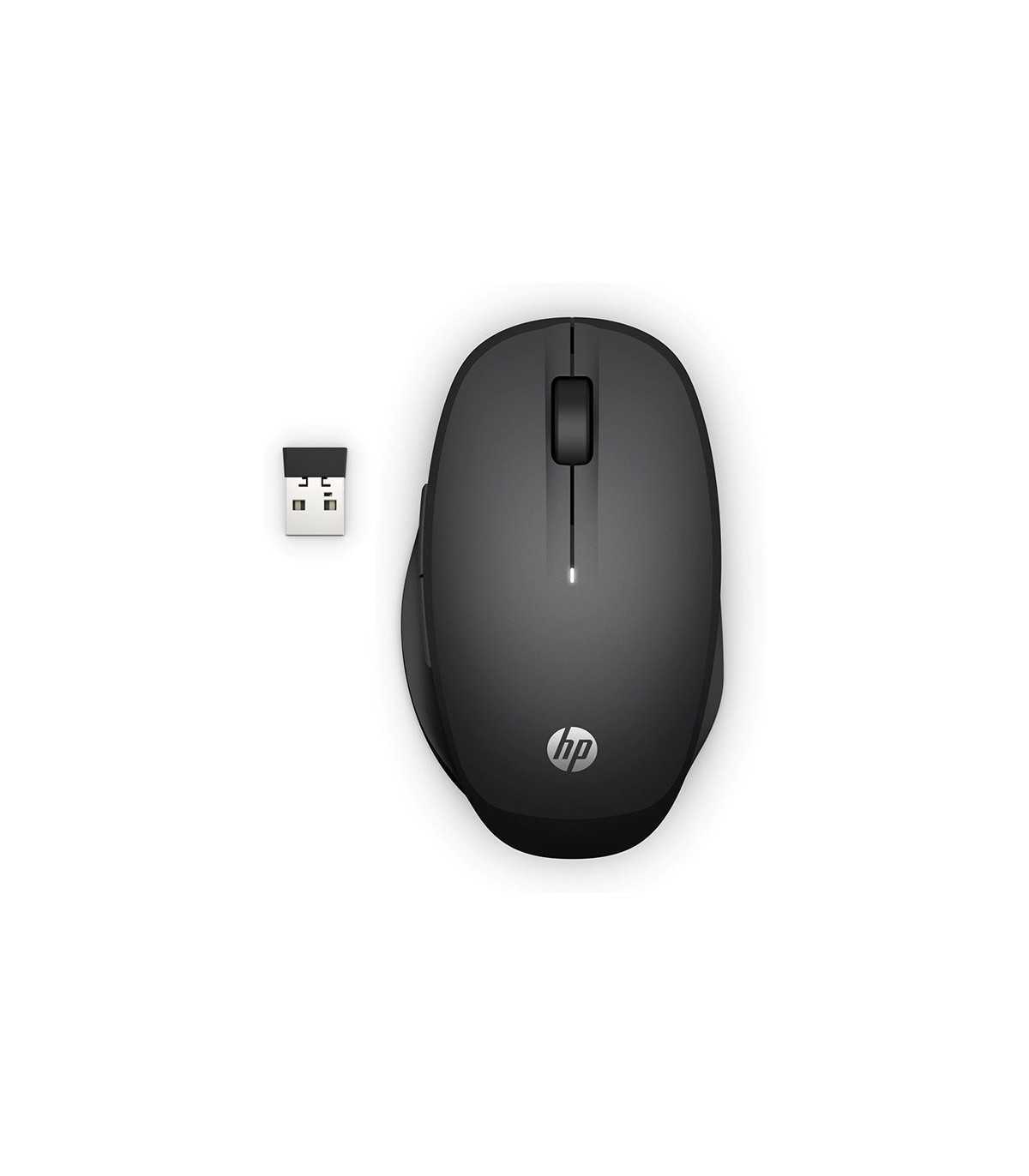 $HP Dual Mode Black Mouse 300, connection à deux ordinateurs via Bluetooth ou sa