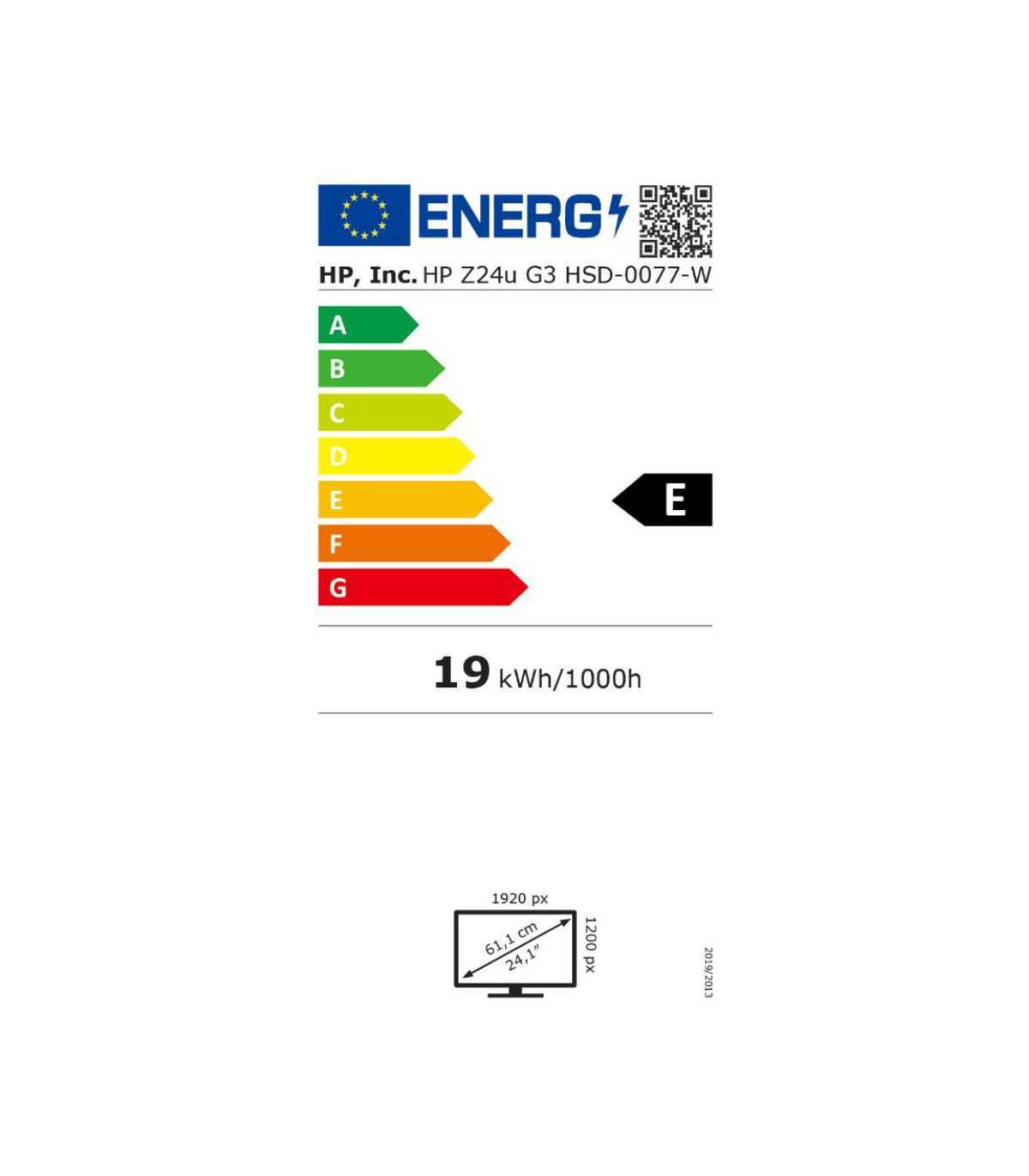 Moniteur HP Z24u G3 Docking 24'' WUXGA IPS 5 ms GtG 350nits HDMI/DPin/DPout / RJ