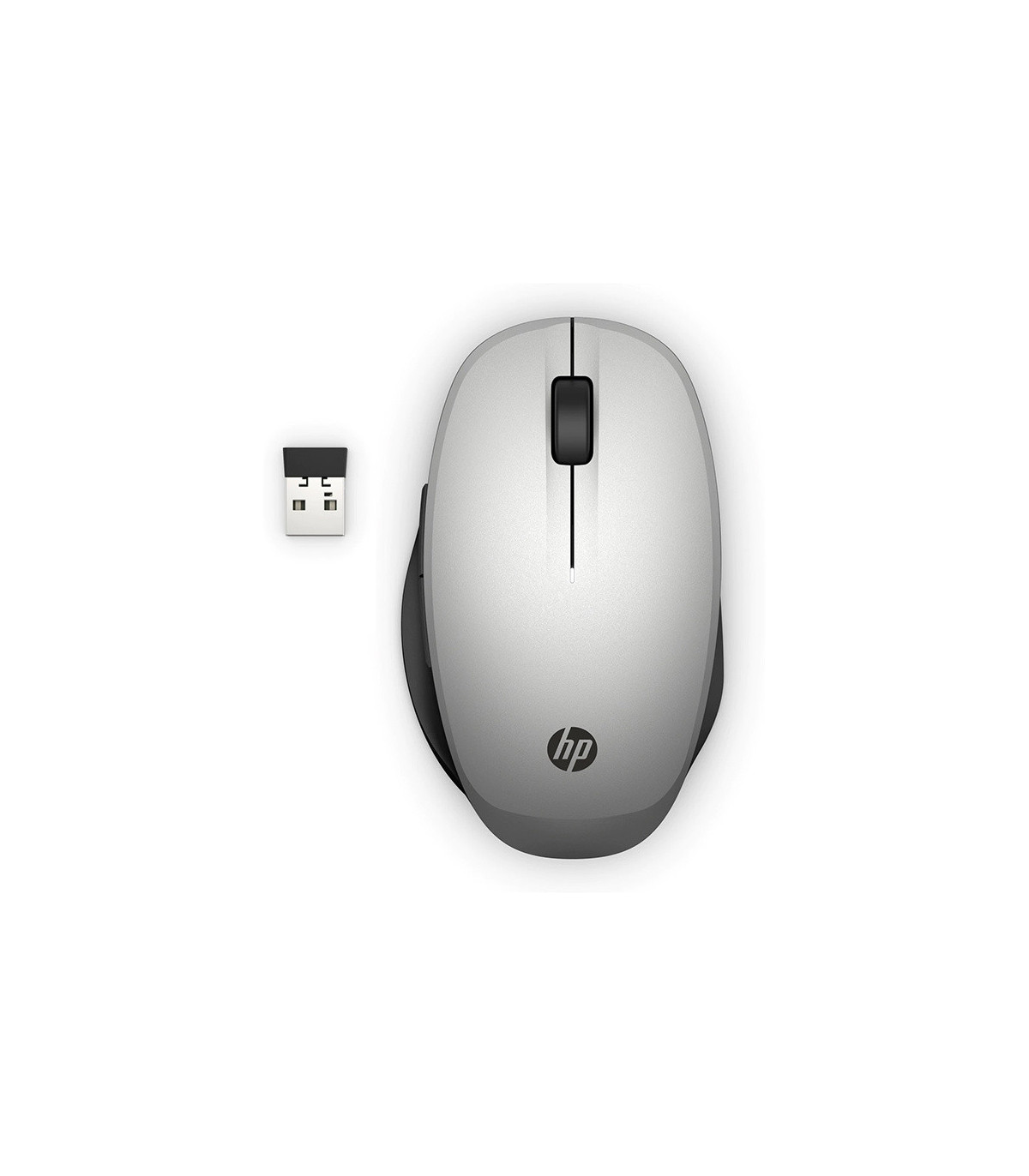 HP Dual Mode Silver Mouse 300, connection à deux ordinateurs via Bluetooth ou sa