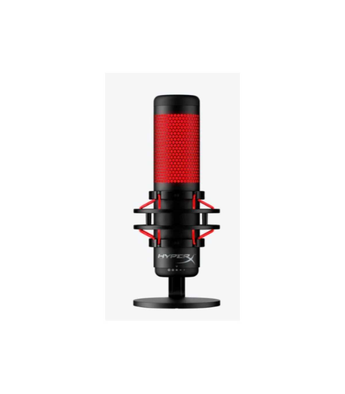 Microphone HyperX QuadCast, USB, Filtre anti-pop intégré, Support anti-vibration