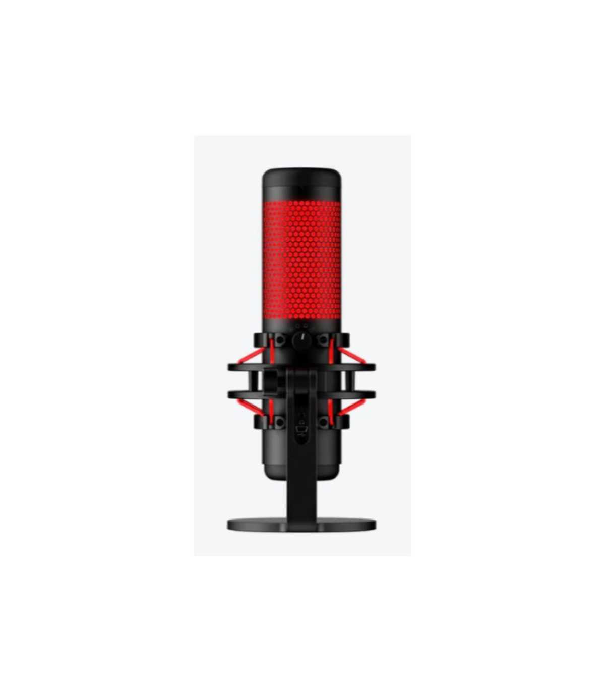 Microphone HyperX QuadCast, USB, Filtre anti-pop intégré, Support anti-vibration