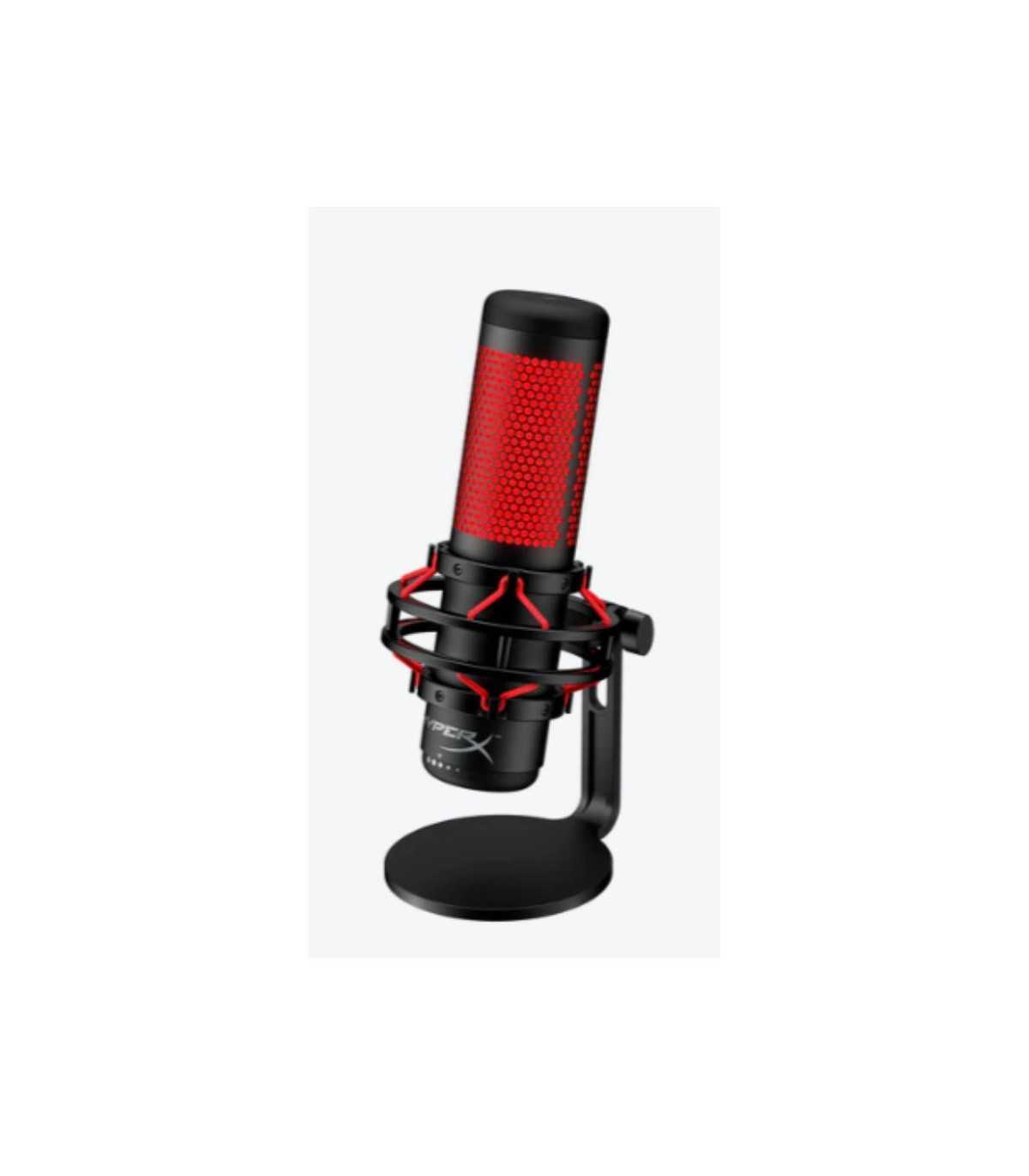 Microphone HyperX QuadCast, USB, Filtre anti-pop intégré, Support anti-vibration