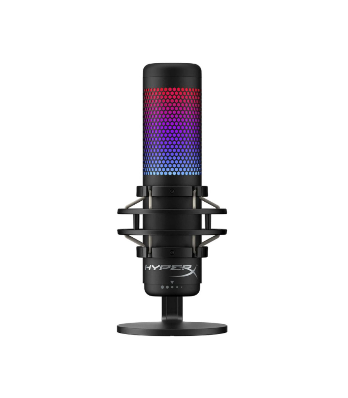 Microphone HyperX QuadCast S, USB, clairage RVB rayonnant avec effets dynamique
