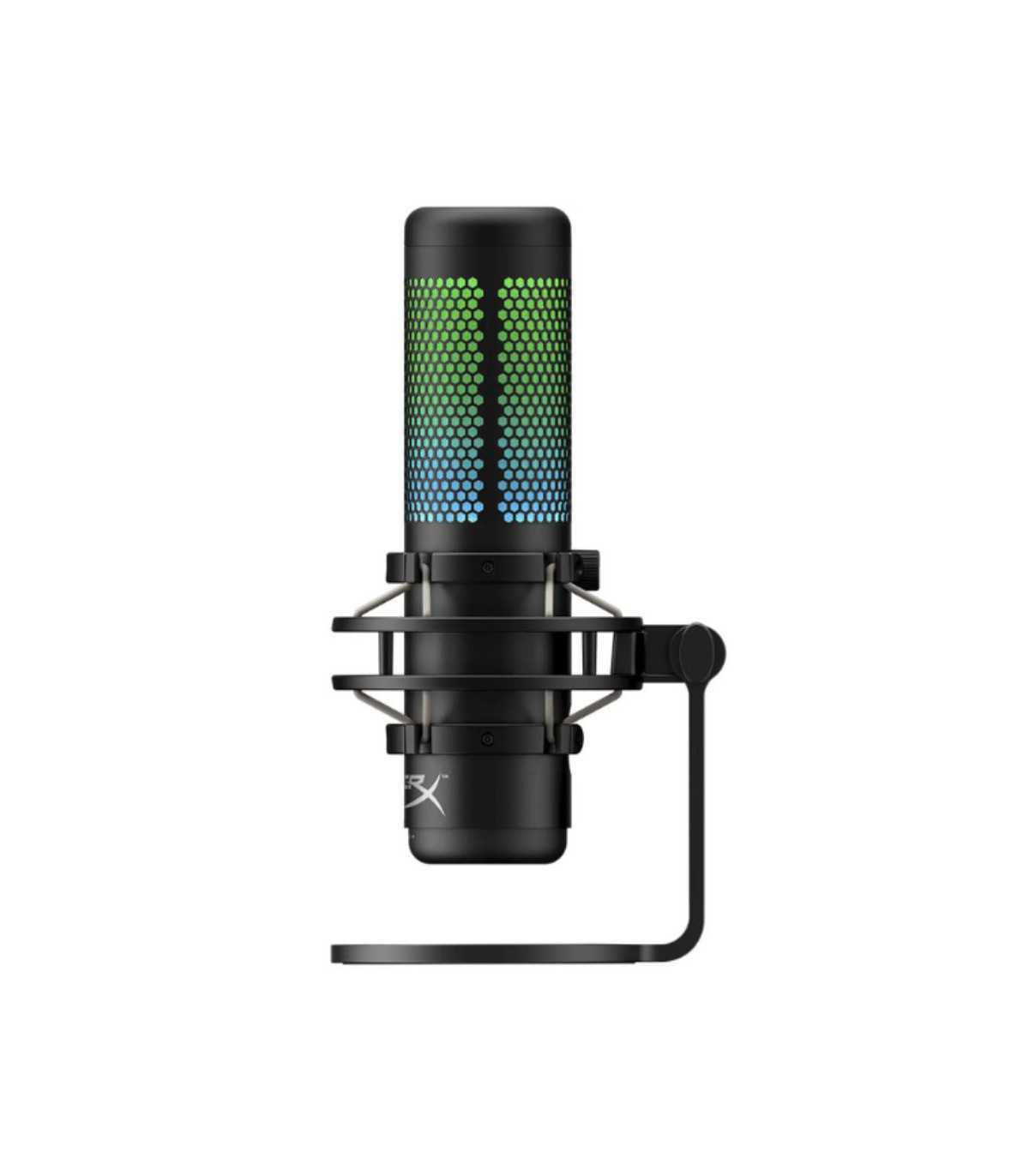 Microphone HyperX QuadCast S, USB, clairage RVB rayonnant avec effets dynamique