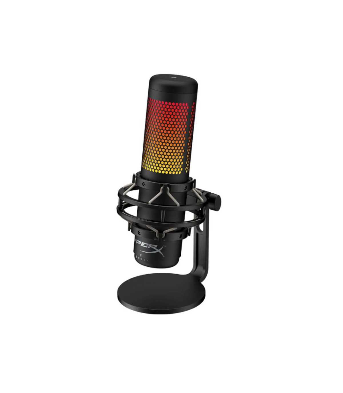 Microphone HyperX QuadCast S, USB, clairage RVB rayonnant avec effets dynamique