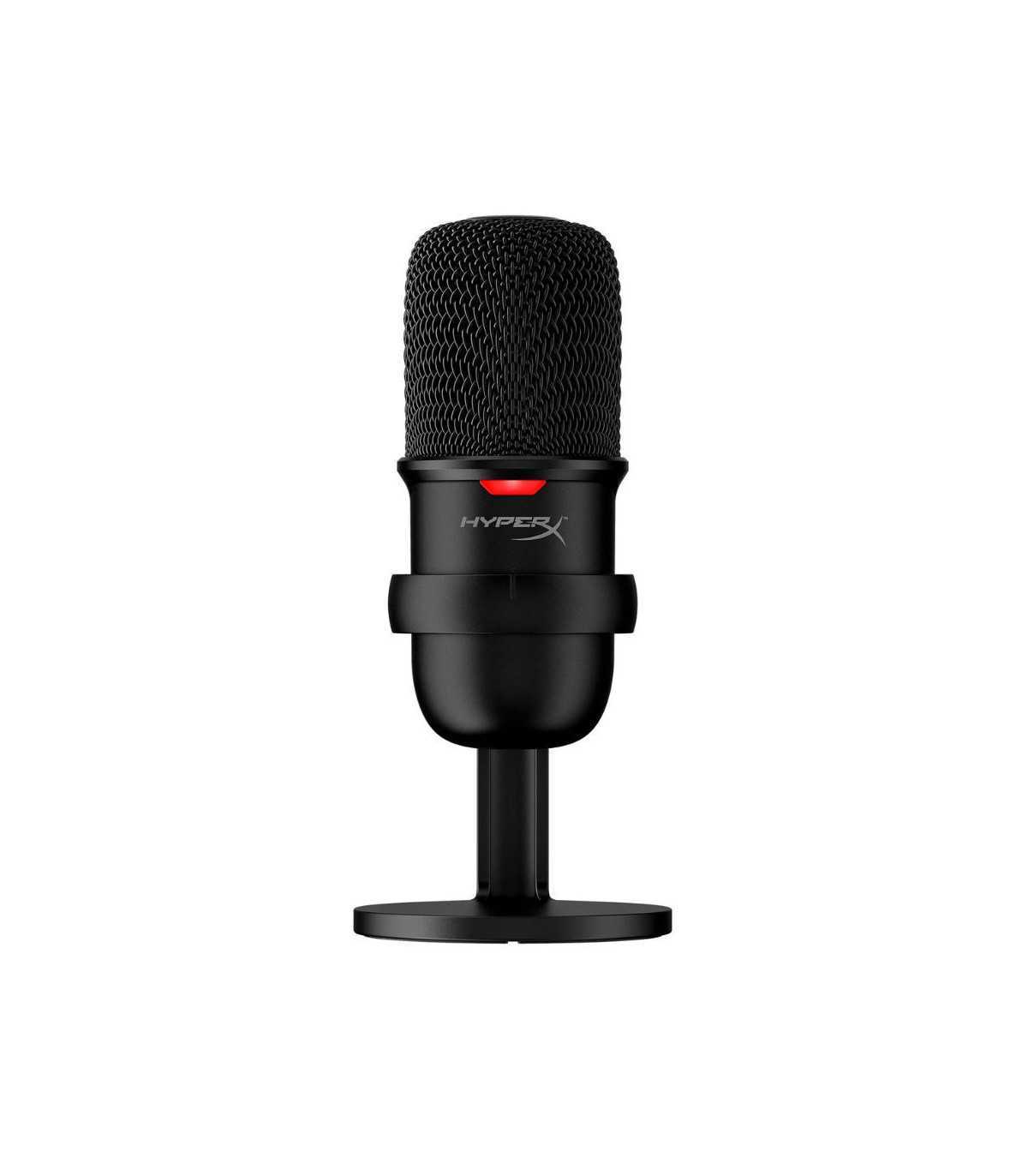 Microphone HyperX SoloCast Noir,Cardio de, Enregistrement audio Plug N Play avec