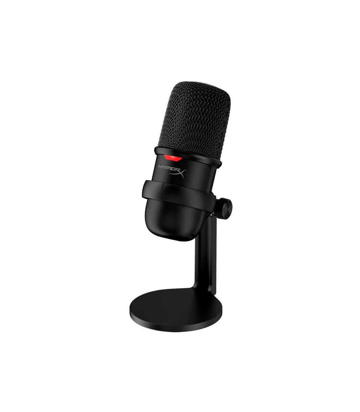 Microphone HyperX SoloCast Noir,Cardio de, Enregistrement audio Plug N Play avec