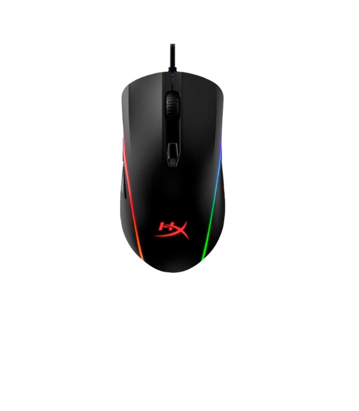 Souris filaire HyperX Pulsefire Surge Noir, Effets lumineux RGB dynamiques, Six