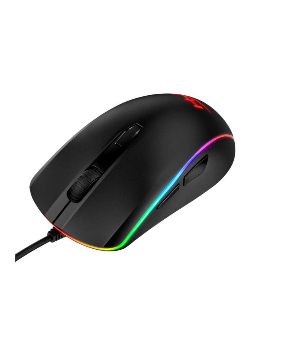 Souris filaire HyperX Pulsefire Surge Noir, Effets lumineux RGB dynamiques, Six