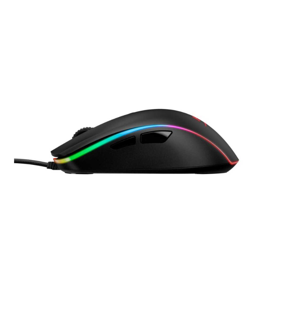 Souris filaire HyperX Pulsefire Surge Noir, Effets lumineux RGB dynamiques, Six