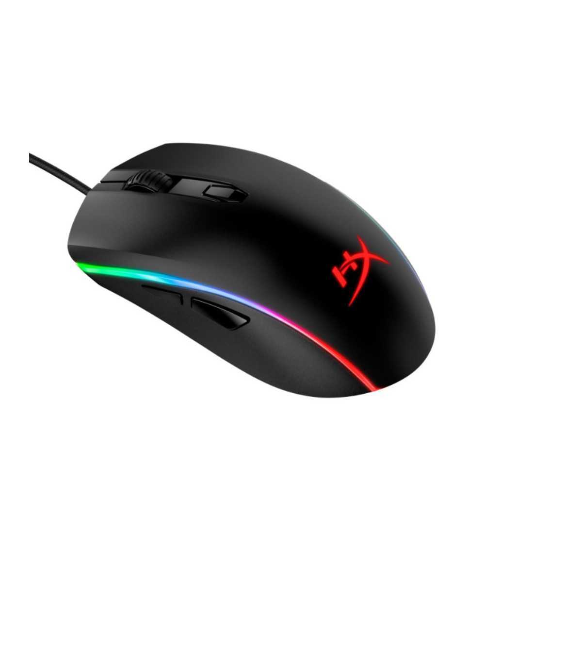 Souris filaire HyperX Pulsefire Surge Noir, Effets lumineux RGB dynamiques, Six