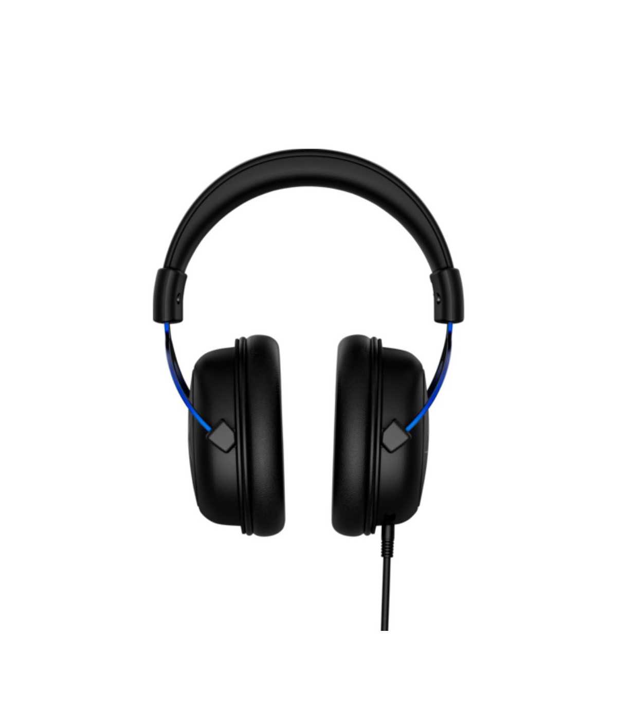 Casque-Micro HyperX Cloud Noir-Bleu, Coussinets à mémoire de forme et cadre alum