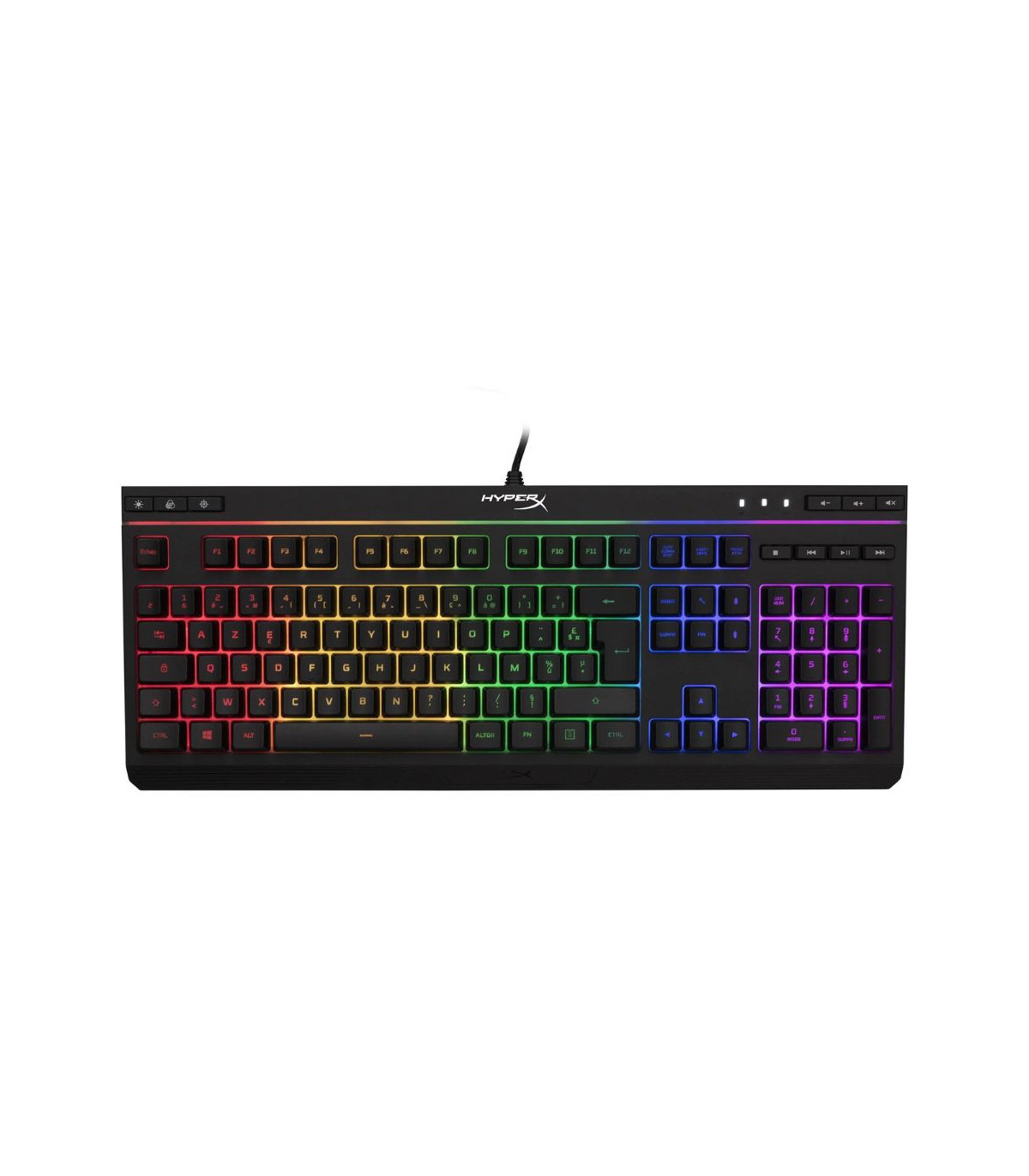 $Clavier HyperX Alloy Core RGB Noir, compatible PC, PS5 , PS4 , Xbox Series X S