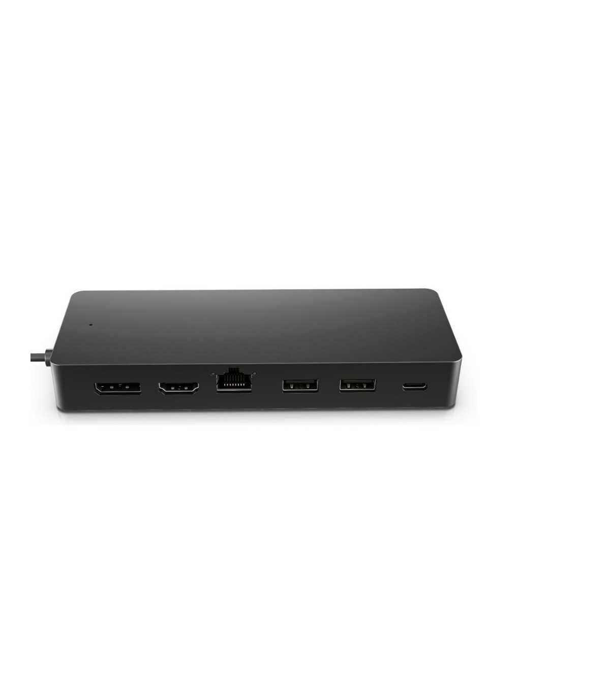 HP-C HUB USB-C 4K universel HP, 7 ports : 1 port HDMI 2.0, 1 port DisplayPort 1.