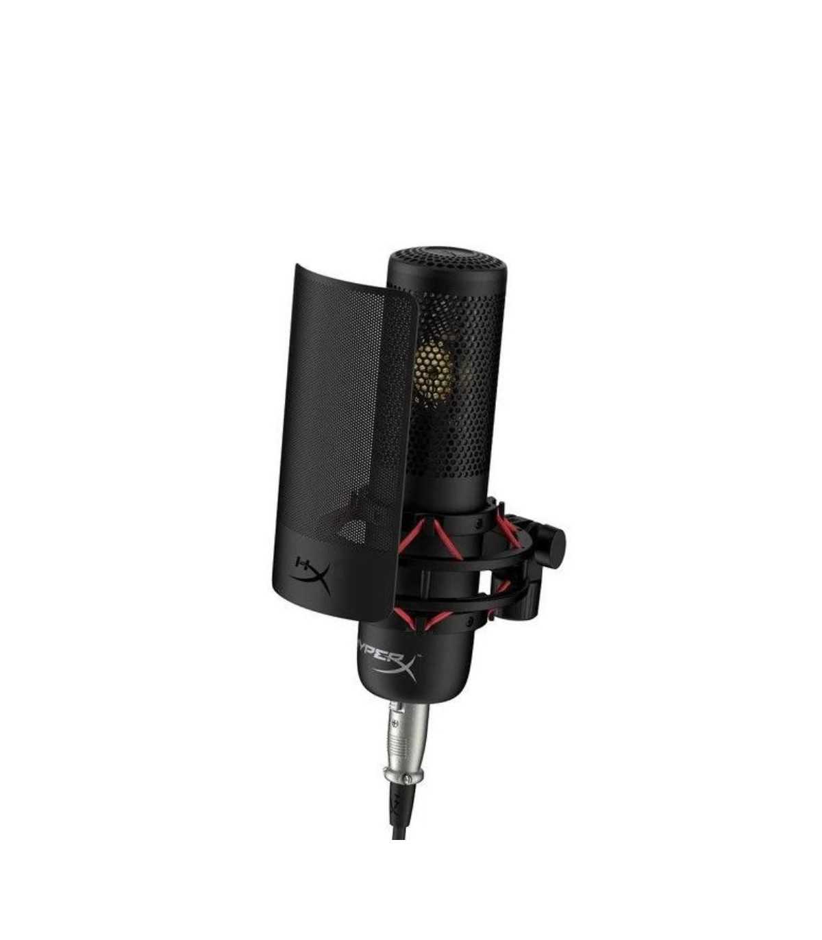 Microphone à condensateur HyperX ProCast Noir, Connection XLR, Cardio de, suppor