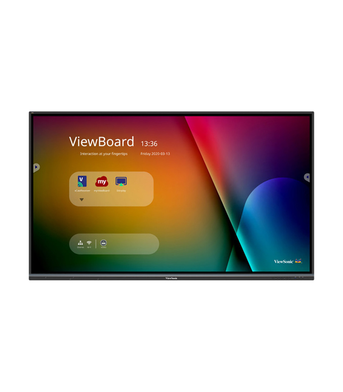 Ecran 85.6'' ViewSonic LFD Interact 4K UHD TFT DLED Tactile IR 20Pts ViewBoard