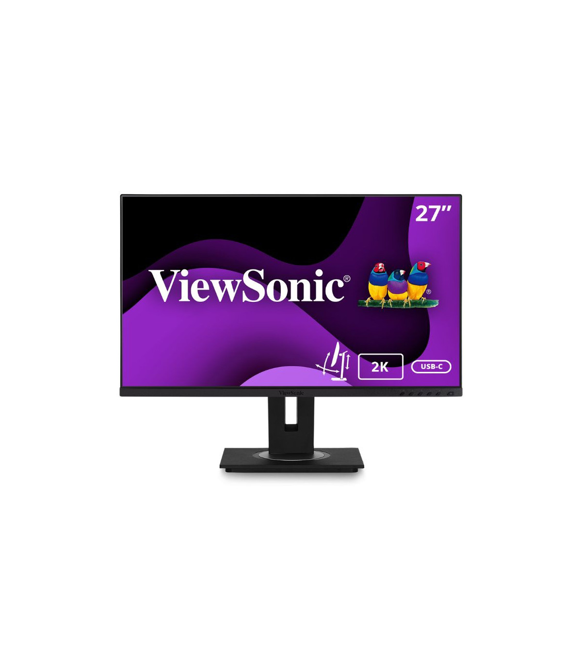 Ecran 27 Viewsonic VG2756-2K 16:9 QHD LED IPS 350 cd/m 5ms HDMI, DP Ethernet R