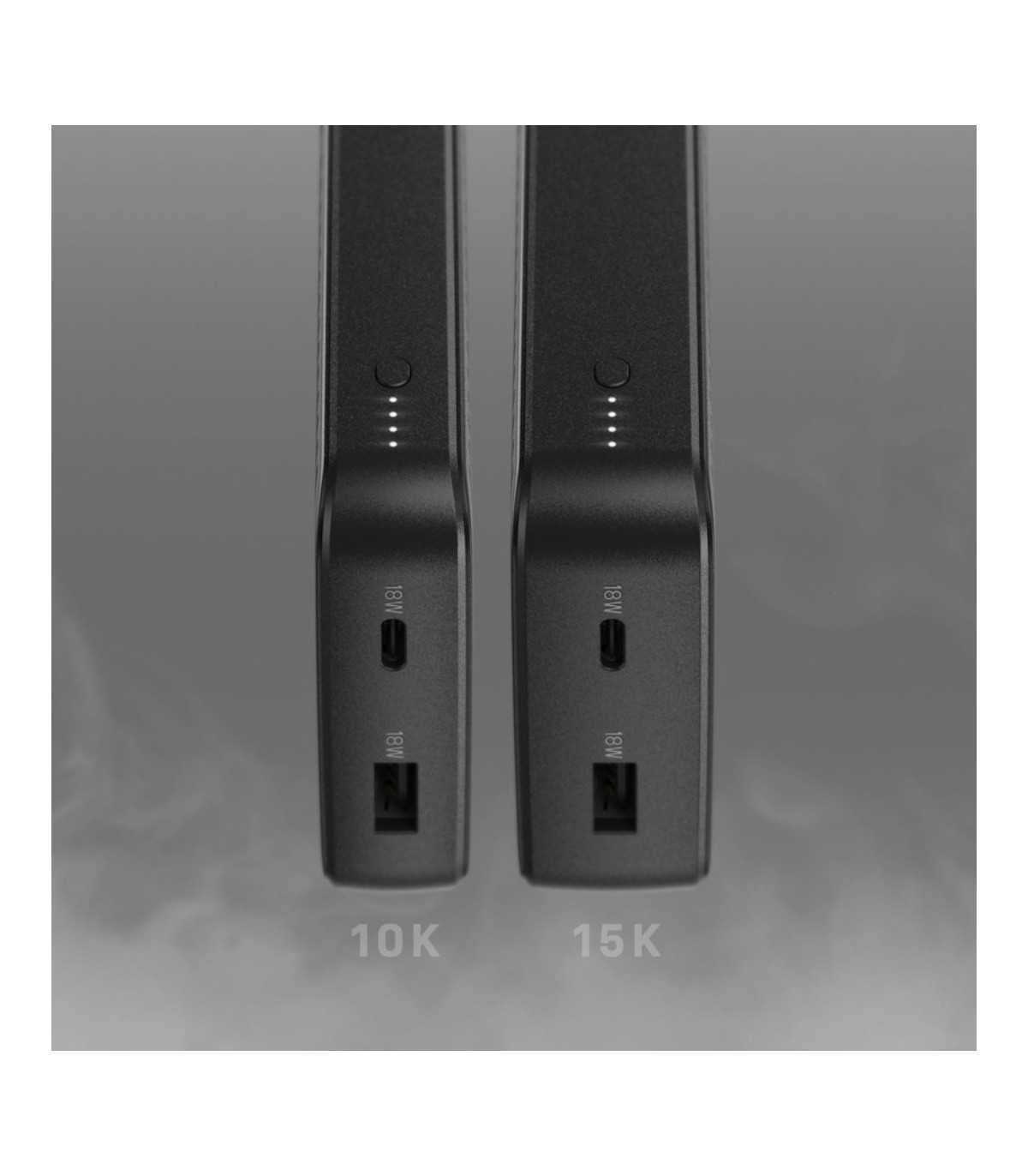 OtterBox Power Bank Induction 15K MAH USB A&C 18W USB-PD - WIRELESS 10W - black