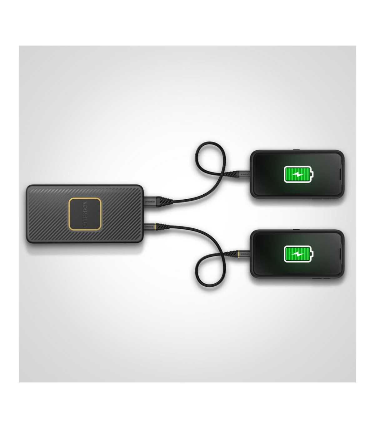 OtterBox Power Bank Induction 15K MAH USB A&C 18W USB-PD - WIRELESS 10W - black