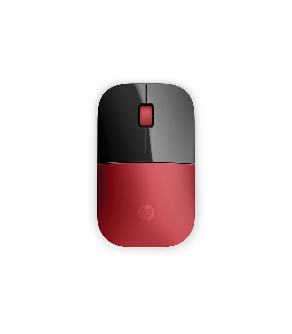 Souris sans fil HP Z3700 Rouge,fonctionne sur une large gamme de surfaces, duré
