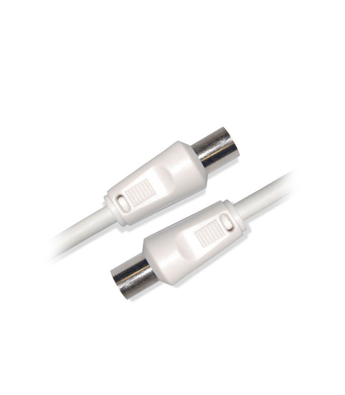 C ble Coaxial m le/femelle 9,52mm -1 adaptateur m le/m le 3 m Blanc