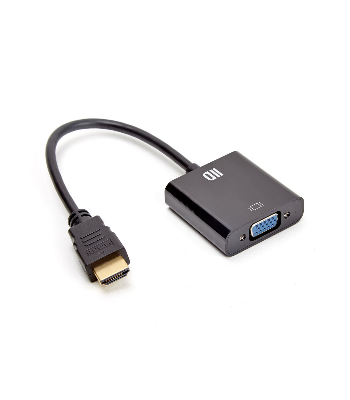 Adaptateur VGA femelle / HDMI m le connecteur VGA nikel connecteur HDMI or 0.15m