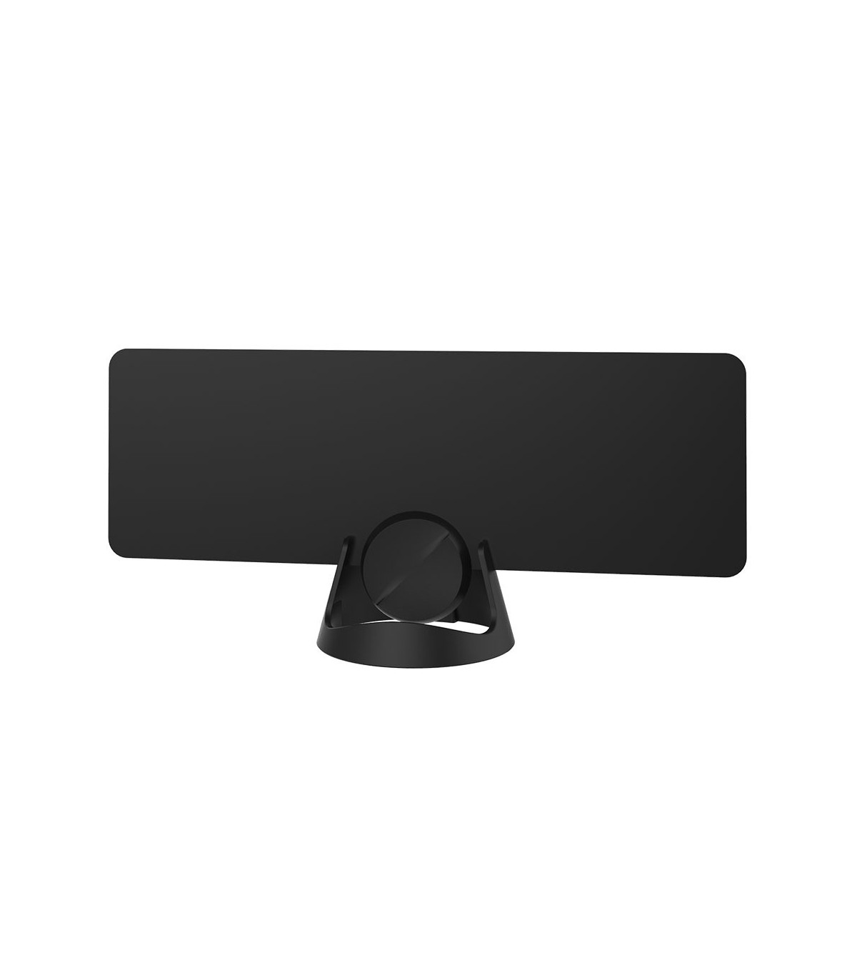 Antenne intérieure 55db - ultrafine amplifiéeUHF/VHF avec filtre 4G noire - gain