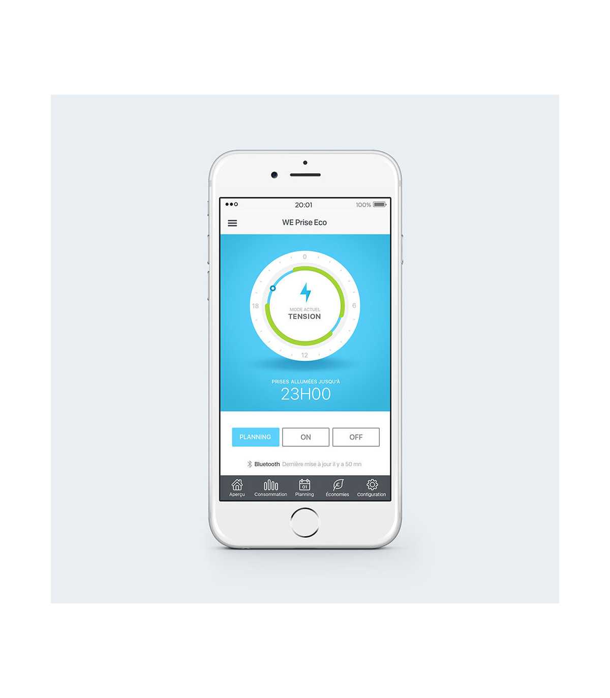 ***Multiprise connectée 3 connectées - 1 normale iOS 9 et Android 4.4 / Bluetoot