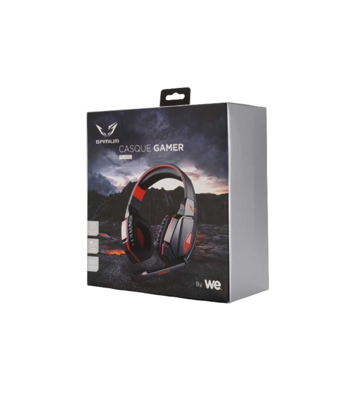 Casque Gamer filaire microphone ajustable. télécommande de contr le hauts-parleu
