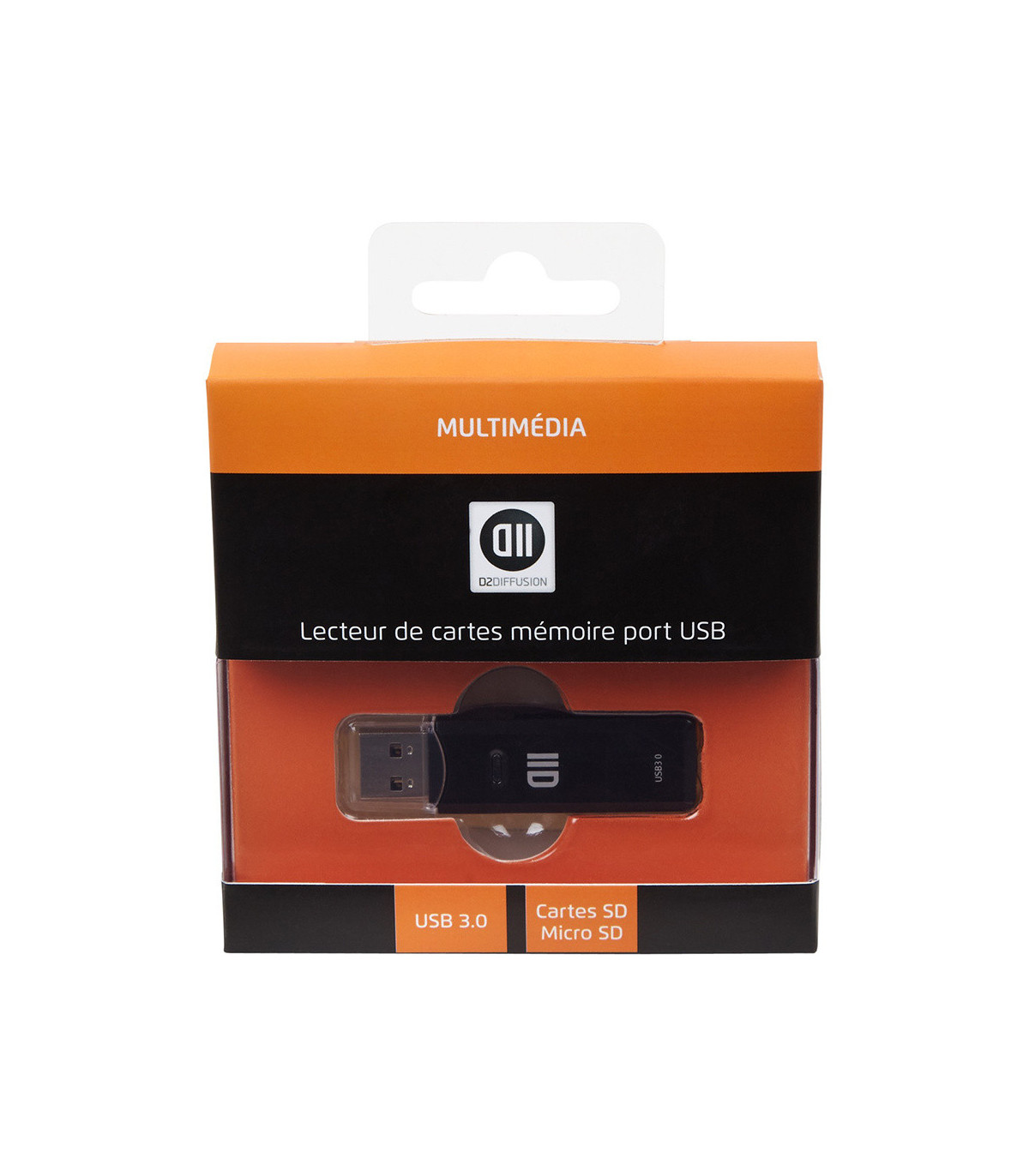 Lecteur de cartes SD & micro SD USB 3.0 - port USB m le